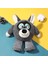 Turuncu 20X28X10 cm Sevimli Hayvan Şekli Kadife Squeaker Oyuncak Eğlenceli Köpek Çiğnemek Gıcırtılı Peluş Oyuncaklar Isırmaya Dayanıklı Küçük Büyük Köpekler Yavru Molar Eğitim Oyuncak (Yurt Dışından) 4