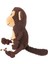 Gri Peluş Köpek Oyuncakları Kadife Çiğneme Oyuncak Köpek Squeaker Cızırtılı Sızdıran Gıda Evcil Hayvan Oyuncakları Halatlarla Isırmaya Dayanıklı Diş Temizleme Oyuncakları (Yurt Dışından) 3