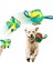 Pembe Mavi Köpek Futbol Topu Interaktif Pet Oyuncaklar Katlanabilir Top Molar Oyuncak Açık Eğitim Topu Yavru Köpek Çiğnemek Köpek Aksesuarları (Yurt Dışından) 4