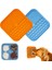 Yeşil -B L(20X20X0.9CM) Lüks Silikon Yalama Mat Köpek Pet Kedi Mama Kasesi Besleyici Yalama Ped Mat Emme ile Platos Para Perros Gatos Hunde Napf Ürünleri (Yurt Dışından) 2