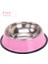 Pembe L Paslanmaz Çelik Pet Köpek Kase Kaymaz Kedi Köpek Besleyici Çapı 11-22 cm Köpekler Için Kase Küçük Orta Büyük Köpek Besleyici Suluklar (Yurt Dışından) 1