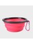 Pembe 350ML 1000ML Büyük Katlanabilir Köpek Pet Katlanır Silikon Kase Açık Seyahat Taşınabilir Köpek Maması Kabı Besleyici Bulaşık Kase Pet Gıda (Yurt Dışından) 1