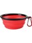 Kırmızı 350ML 350/1000ML(G) Büyük Katlanabilir Köpek Pet Katlanır Silikon Kase Açık Seyahat Taşınabilir Köpek Maması Kabı Besleyici Bulaşık Kase (Yurt Dışından) 1