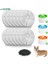Yuvarlak 6 Adet Değiştirilmiş Aktif Karbon Filtre Pet Köpek Için Yuvarlak Çeşme Dağıtıcı Kedi Su Içme Çeşmesi Yedek Filtreler Çiçek (Yurt Dışından) 1