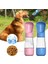 Pembe Set Taşınabilir Köpek Su Şişesi Sızdırmaz Pet Içme Kaseleri Su Gıda Kabı Evcil Hayvanlar Için Bpa Ücretsiz Açık Yürüyüş Yürüyüş Seyahat (Yurt Dışından) 2