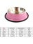 Kırmızı Xxl 34CM Yeni Paslanmaz Çelik Köpek Kase/kedi Kase Adı Kişiselleştirilmiş Pet Su Gıda Besleme Yemekleri Renkli Pet Köpek Besleyici Kaymaz (Yurt Dışından) 3