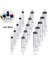10 ml x 10 Adet 2-20 Adet 1 Ml-10 ml Plastik Yeniden Kullanılabilir Şırınga Ölçme Besin Steril Topraksız Mutfak Aracı (Yurt Dışından) 3