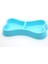 Mavi 24X13X3.5CM Ev Köpek Pet Besleyici Kaseler Emniyet Plastik Kase Çift Yeme Içme Kemik Şekilli Kase Pet Köpek Bulaşık Besleyici Besleme Araçları (Yurt Dışından) 2