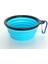 Gök Mavisi 350ML 350/1000ML Büyük Katlanır Köpek Kase Seyahat Aksesuarları Yavru Yemek Tabağı Kuru Köpek Maması Kasesi Kedi Konteyner Köpekler Için Suluk (Yurt Dışından) 1