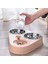 Mavi S 500 ml 3 In 1 Pet Köpek Kedi Kase Otomatik Besleyici Kedi Mama Kasesi Su Çeşmesi Çift Kase Içme Yükseltilmiş Standı Çanak Kaseler (Yurt Dışından) 5