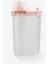 Pembe 1.7l Pet Gıda Saklama Kovası Mühürlü Nem Geçirmez Kutu Taşınabilir Çok Amaçlı Kolay Dökün Köpekler Kediler Gıda Ölçüm Kabı Evcil Hayvan Aksesuarları (Yurt Dışından) 1