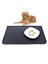 Gri 47 cm x 30 cm Pet Mat Köpek ve Kedi Besleme Matı Köpek Su Geçirmez Besleyici Placemat Köpek Silikon Kase Pedi Evcil Hayvan Aksesuarları Kedi Maması Pedi Yıkanabilir (Yurt Dışından) 3