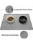 Gri 60X40 cm Pet Placemat Köpek Maması Kasesi Mat Kedi Besleme Mat Kedi Köpek Içme Besleme Placemat Silikon Su Geçirmez Hayvan Mama Kabı Ped Besleyici Paspaslar (Yurt Dışından) 4