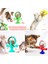 Mavi 360 ° Dönen Tekerlek Sızdıran Oyuncaklar Kedi ve Köpek Eğitim Besleyici Kedi Fırıldak Kedi Oyuncakları Güçlü Vantuz Besleyici Evcil Hayvan Malzemeleri (Yurt Dışından) 3