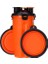 Set2 Turuncu 2 In 1 Pet Seyahat Mama ve Su Bardağı Şişe Taşınabilir Katlanabilir Kase Köpek Maması Kabı Pet Kedi Besleyici (Yurt Dışından) 1