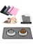 Gri Silikon Köpek Halısı Yapışmaz Pet Çeşme Tepsisi Kedi Kase Mat Su Geçirmez Gıda Pedi Evcil Hayvan Besleme Içme Pedleri Kolay Yıkama Placemat (Yurt Dışından) 5