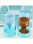Blue Water 3.8 L Pet Otomatik Besleme Kaseleri Köpek Maması Besleyici Kedi Su Besleyici Büyük Kapasiteli Gıda Su Sebili Köpek Kedi Kase Evcil Hayvan Malzemeleri (Yurt Dışından) 5