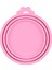 Pembe Yeniden Kullanılabilir 3 In 1 Pet Gıda Kutusu Silikon Kapak Köpekler Kediler Depolama Teneke Kapak Kapağı Mühür Kapak Evcil Hayvan Malzemeleri Uygun 8.9cm/7.3cm/6.5cm (Yurt Dışından) 1
