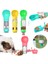 380 ml Yeşil Kutu ile Taşınabilir Kedi Köpek Su Şişesi Mama Besleyici Tiryakisi Kaka Dağıtıcı 3 In 1 Sızdırmaz Çok Fonksiyonlu Köpek Pet Seyahat Suluk (Yurt Dışından) 1
