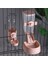 Waterer Pembe Otomatik Pet Besleyici Kafes Asılı Kase Su Emzik Şişe Gıda Konteyner Dağıtıcı Yavru Kediler Tavşan Kuşlar Besleme Malzemeleri (Yurt Dışından) 3