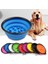Yükseltme Kasesi-Kırmızı S.350ML Katlanabilir Yavaş Besleme Kasesi Köpek Pet Katlanır Silikon Kase Seyahat Taşınabilir Köpek Maması Kabı Besleyici Bulaşık Kase 350ML/1000ML (Yurt Dışından) 1
