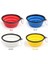 Yükseltme Kasesi-Kırmızı S.350ML Katlanabilir Yavaş Besleme Kasesi Köpek Pet Katlanır Silikon Kase Seyahat Taşınabilir Köpek Maması Kabı Besleyici Bulaşık Kase 350ML/1000ML (Yurt Dışından) 3