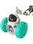 Mavi Robot Köpek Ufo Besleyici Oyuncaklar Evcil Hayvan Mama Kabı Aperatifler Yatırmak Için Eğitici Gıda Dağıtımı Iq Takip Otomatik Top Atıcı Interaktif Для Собак (Yurt Dışından) 5