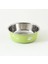 Yeşil L (Çap 16CM) Paslanmaz Çelik Evcil Hayvan Besleyici Kaymaz Köpek Kaseleri Küçük Orta Büyük Köpekler Için Dayanıklı Metal Pet Yuvarlak Mama Kasesi Kediler Için Su Tabağı (Yurt Dışından) 1