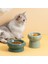 Parlak BLUE130ML Kedi Yüksek Ayak Seramik Kaseler Küçük Orta Köpek Maması Su Besleyici Pet Içme Yemek Yemekleri Kediler Köpek Yavrusu Yükseltilmiş Besleme Kasesi (Yurt Dışından) 4