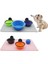 H 48X30CM Silikon Köpek Kedi Kase Mat Yüksek Dudaklı Yapışmaz Su Geçirmez Gıda Besleme Pedi Köpek Besleyici Tepsi Su Yastığı Placemat (Yurt Dışından) 3