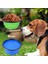 Siyah 1000 ml 350/1000 ml Büyük Katlanabilir Köpek Kedi Katlanır Silikon Kase Taşınabilir Köpek Maması Kabı Açık Besleyici Bulaşık Kase Köpek Aksesuarı (Yurt Dışından) 5