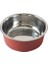 Kırmızı M Paslanmaz Çelik Köpek Kedi Kaseler Açık Seyahat Besleme Besleyici Su Kasesi Pet Köpek Kediler Yavru Kaymaz Tabak (Yurt Dışından) 1