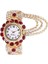 Kırmızı 2023 Üst Marka Lüks Taklidi Bilezik Izle Kadın Saatler Bayanlar Kol Saati Relogio Feminino Reloj Mujer Montre Femme Saat (Yurt Dışından) 1
