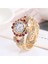 Kırmızı 2023 Üst Marka Lüks Taklidi Bilezik Izle Kadın Saatler Bayanlar Kol Saati Relogio Feminino Reloj Mujer Montre Femme Saat (Yurt Dışından) 2