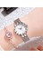 Siyah Bilezik Saatler Kadın Moda Lüks Paslanmaz Çelik Bayanlar Bilezik Izle Kuvars Elbise Kol Saati Feminino Reloj Mujer Bilek Hediye Için (Yurt Dışından) 5
