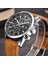 L Kahverengi Siyah Beyaz Benyar Moda Chronograph Spor Erkek Saatler Üst Marka Lüks Kuvars Izle Reloj Hombre Saat Saat Erkek Saat Relogio Masculino (Yurt Dışından) 2
