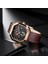 Gümüş Siyah Lıge Saat Chronograph Spor Saat Erkekler Için Moda Kare Üst Marka Lüks Deri Su Geçirmez Kuvars Saatler Relogios Masculino (Yurt Dışından) 3