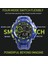 Siyah Kırmızı Smael Erkekler LED Dijital Saat Kol Saatleri Altın Elektronik Büyük Kadranlı Saatler Mens 50 M Su Geçirmez Açık Hava Spor Saati Askeri (Yurt Dışından) 3