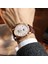 Gümüş Beyaz 100% Orijinal Lıge Izle Erkekler Için Üst Marka Su Geçirmez Spor Chronograph Izle Saat 2022 Yeni Moda Lüks Deri Kol Saatleri (Yurt Dışından) 5