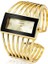 Cansnow Bayan Izle Lüks Moda Gül Altın Bileklik Bileklik Izle Kadın Elbise Saat Kadın Lady Saati Kızlar Kol Saati Relojes (Yurt Dışından) 1