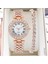 Rose Gold Yeni Stok!!kadın Bilezik Saatler Çelik Kemer Aşk Çelik Kemer Taklidi Kuvars Kol Saati Kadınlar Için Lüks Moda Izle (Yurt Dışından) 2
