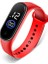 M4-Red Erkek Kadın Spor LED Dijital Saat Erkekler LED Izle Silikon Elektronik Saat Çift Saatler Saat Relogio Dijital Montre Ev (Yurt Dışından) 1