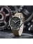 Kahverengi Aviator Quartz Saat Frabik Naylon Kayış Japonya Hareketi Aydınlık Ibreler (Yurt Dışından) 4