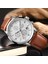 Siyah Altın L 2022 Lıge Üst Marka Yeni Rahat Moda Erkekler Kuvars Izle Lüks Askeri Deri Kayış Chronograph Erkekler Izle Relogio Masculino (Yurt Dışından) 3