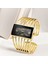 D Lüks Kadın Kare Dijital Arama Alaşım Kayış Bayanlar Kuvars Kol Saati Moda Elbise Bilezik Izle Saat Montre Femme Hediye XB40 (Yurt Dışından) 5