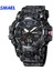 Camo Armygreen Smael Izle Erkekler Için Alarm Spor Kronometre Kamuflaj Ordu Askeri Kol Saati Ikili Zaman Göstergesi Dijital Kuvars Erkek Saatler 8008 (Yurt Dışından) 2