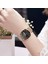 Siyah Lıge Altın Kuvars Izle Kadın Saatler Bayanlar Çelik Kadın Bilezik Saatler Kadın Saat Relogio Feminino Montre Femme (Yurt Dışından) 5