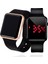 Pembe Gümüş Erkek Spor LED Dijital Saat Erkek Kadın Silikon Elektronik Kol Saati Askeri Saat Relogio Dijital Masculino Montre Homme (Yurt Dışından) 4