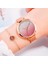 Pembe Kadın Saatler Yıldızlı Gökyüzü Elmas Metal Alaşım Lüks Kristal Moda Saat Bayanlar Bilezik Saatler Hediyelik Saat Relogio Feminino (Yurt Dışından) 2