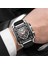 Silikon Beyaz Lıge Erkekler Saatler Üst Marka Lüks Kare Izle Chronograph Spor Kol Saati Erkekler Için Moda Tarih Su Geçirmez Saat Reloj Hombre (Yurt Dışından) 5